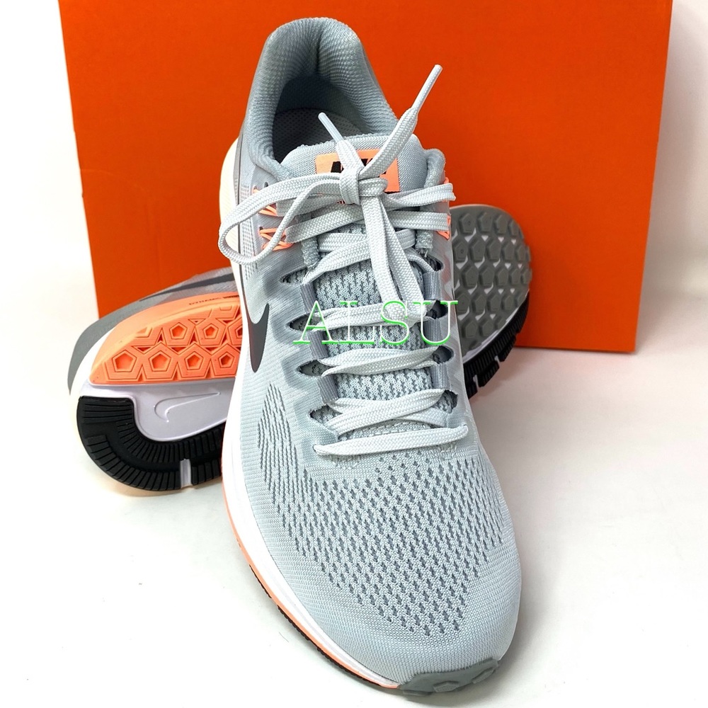 Nike Air Zoom Structure 21 Canvas Wolf Grey Women - Picture 11 of 12